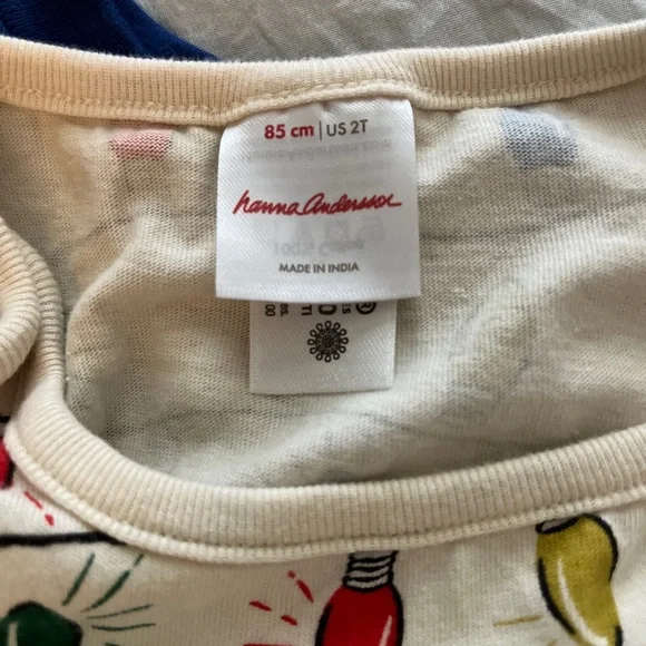 🆕 NWOT Hanna Andersson Bright Bulbs Jumper w/ shirt & baby gnome hat bundle - Picture 6 of 9
